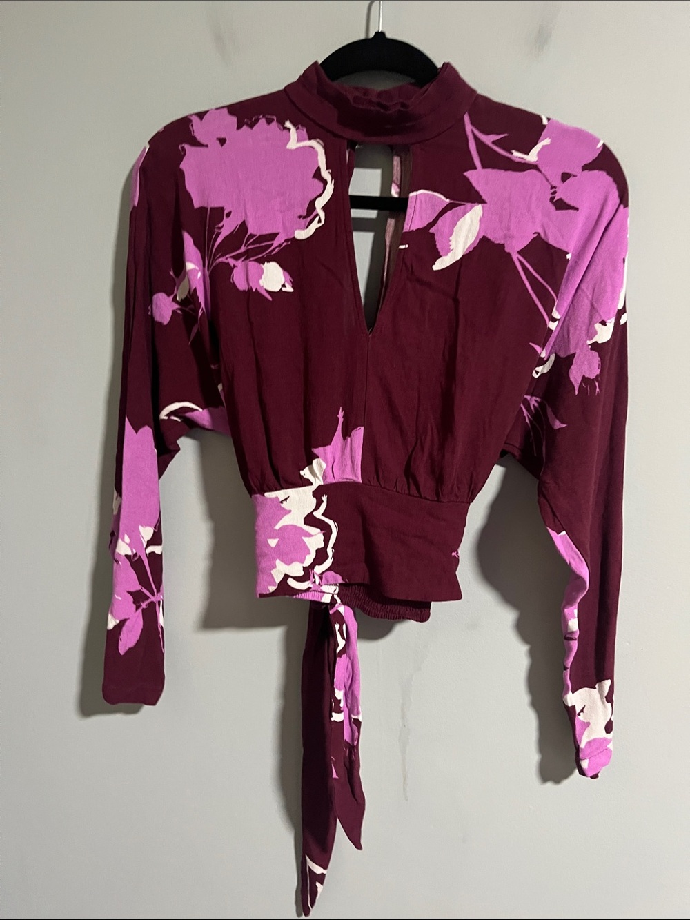 Free People Say You Love Me Keyhole Floral Blouse - Picture 2 of 5
